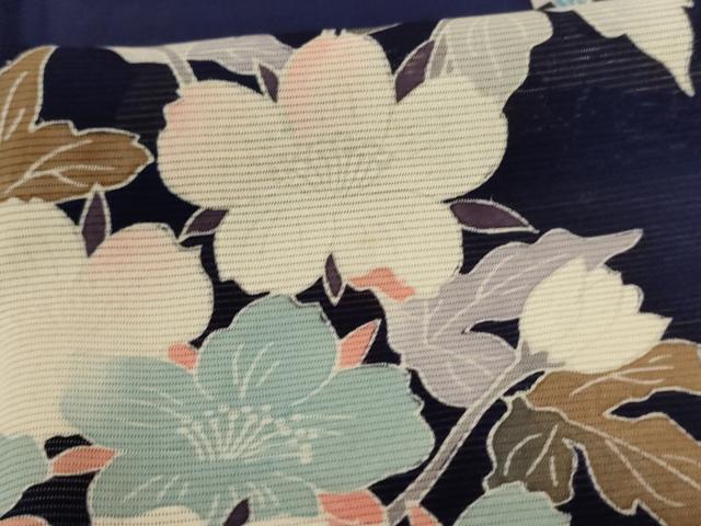 平和屋着物＊夏物　訪問着　絽　草花文　正絹　逸品　AABH9422jd 平和屋着物＊夏物 訪問着 絽 草花文 正絹 逸品 AABH9422jd