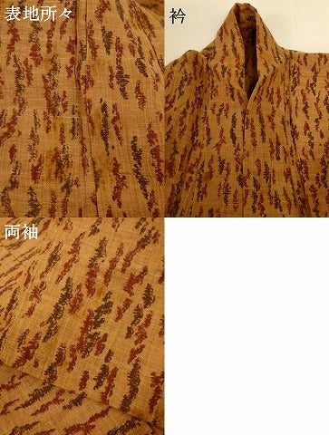 平和屋着物＊夏物　小千谷ちぢみ　麻　逸品　AABH9424jd