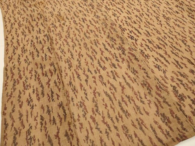 平和屋着物＊夏物　小千谷ちぢみ　麻　逸品　AABH9424jd