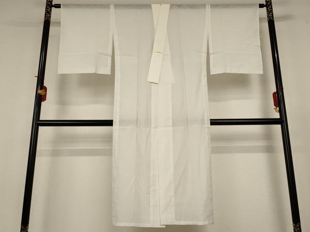 平和屋着物＊夏物 長襦袢 絽 白色 洗える着物 AABH9425jd