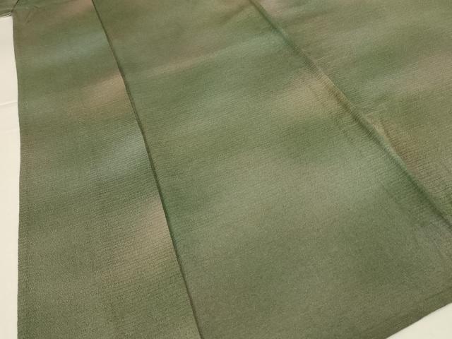 平和屋着物＊夏物　小紋　絽縮緬　霞文　正絹　逸品　AABD8971jd 平和屋着物＊夏物 小紋 絽縮緬 霞文 暈し染め 正絹 逸品 AABH9429jd
