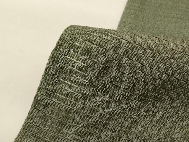 平和屋着物＊夏物 小紋 絽縮緬 霞文 暈し染め 正絹 逸品 AABH9429jd
