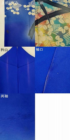 平和屋着物＊夏物 訪問着 絽 草花文 暈し染め 正絹 逸品 AABH9433jd