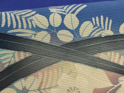 平和屋着物＊夏物 訪問着 絽 草花文 暈し染め 正絹 逸品 AABH9433jd