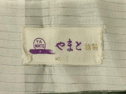 平和屋着物＊夏物 小紋 幾何学文様 やまと誂製 洗える着物 AABH9434jd