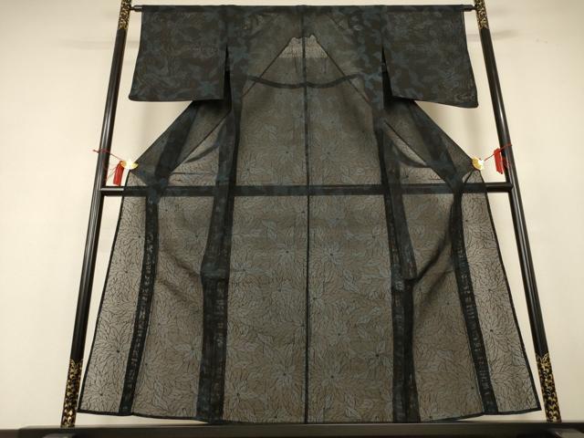 平和屋着物＊夏物　小紋　紗　草花文　黒地　正絹　逸品　未使用　AAAZ8545jd 楽天市場】平和屋着物＊夏物 小紋 紗 花丸文 正絹 逸品 AABB2515jd