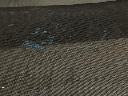 平和屋着物＊夏物 小紋 風通紗 風景文 正絹 逸品 AABH9449jd