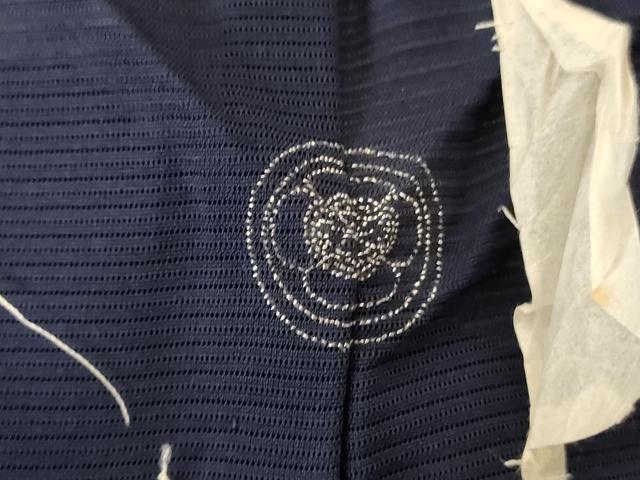 平和屋着物＊夏物 訪問着 絽 草花文 銀糸 正絹 逸品 AABH9452jd