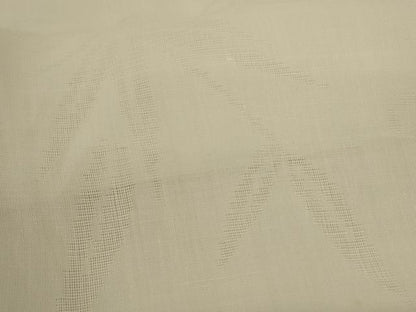 平和屋着物＊夏物 長襦袢 流水笹紋紗 鳥の子色 麻 AABH9453jd