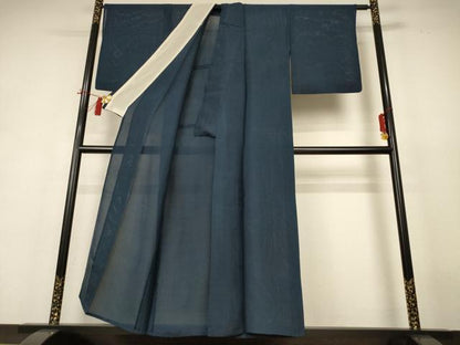 平和屋着物＊夏物 色無地 絽 百入茶色 正絹 逸品 AABH9466jd