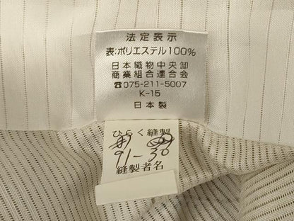 平和屋着物＊夏物 小紋 絽 枝葉文 洗える着物 AABH9467jd