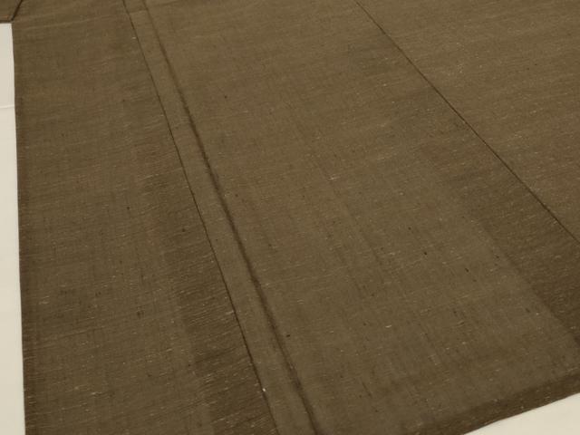 平和屋着物＊夏物 男性 盛夏結城 霞文 反端付き 正絹 逸品 未使用 AABH9468jd