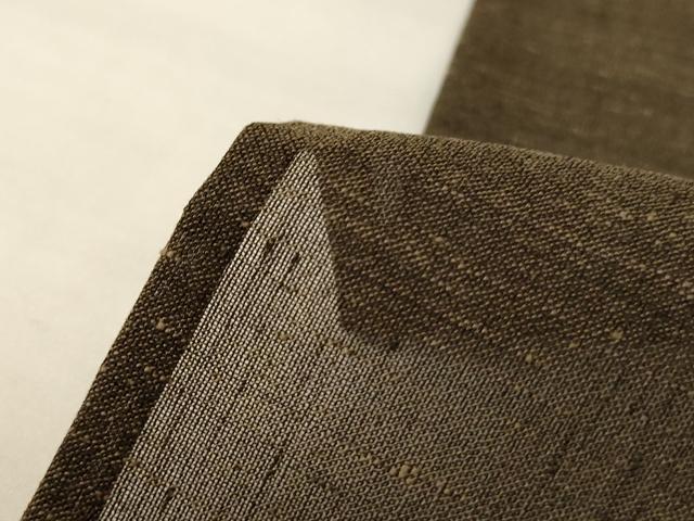 平和屋着物＊夏物 男性 盛夏結城 霞文 反端付き 正絹 逸品 未使用 AABH9468jd