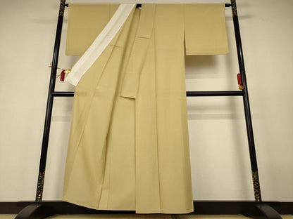 平和屋着物＊夏物 色無地 絽 木蘭色 正絹 逸品 AABH9480jd