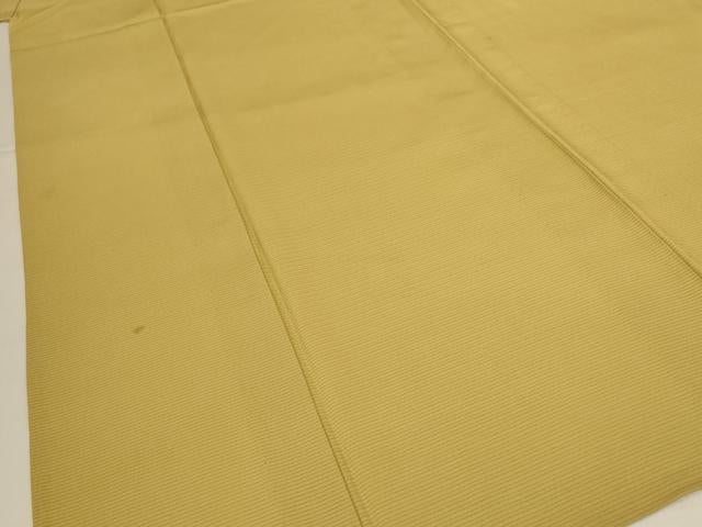 平和屋着物＊夏物 色無地 絽 玉蜀黍色 正絹 逸品 AABH9490jd