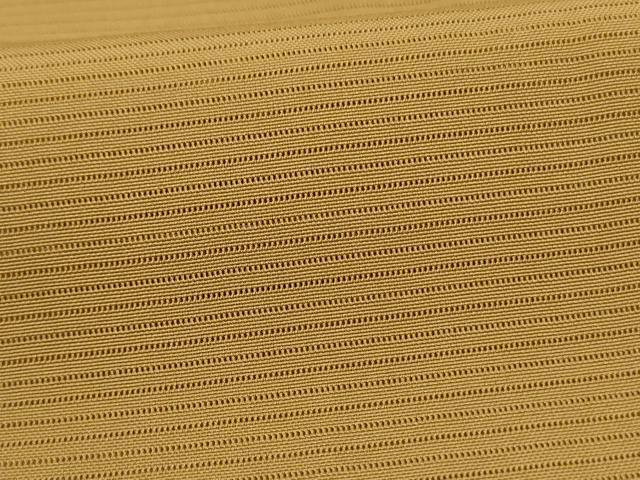 平和屋着物＊夏物 色無地 絽 黄橡色 正絹 逸品 AABH9504jd