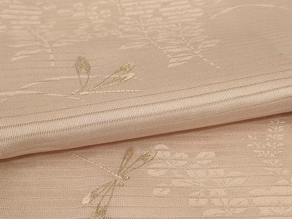 平和屋着物＊夏物 訪問着 絽 刺繍 草花文 勝虫 正絹 逸品 AABH9505jd