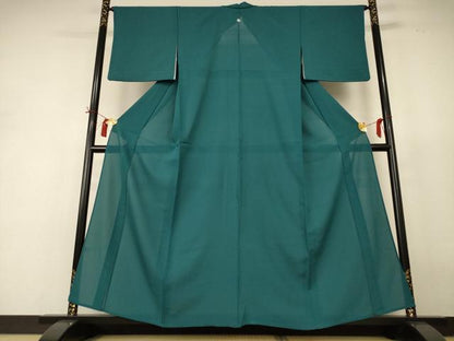 平和屋着物＊夏物　色無地　絽　天鵞絨色　正絹　逸品　AABH9508jd