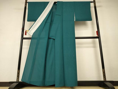 平和屋着物＊夏物　色無地　絽　天鵞絨色　正絹　逸品　AABH9508jd