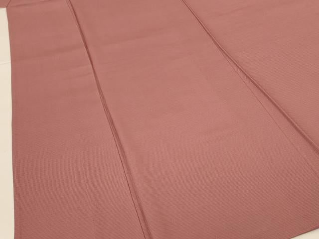 平和屋着物＊夏物 色無地 絽 蘇芳香色 正絹 逸品 AABH9510jd