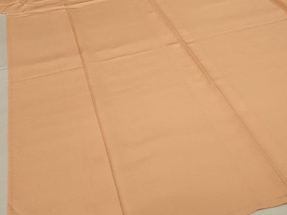 平和屋着物＊夏物 色無地 絽 洒落柿色 正絹 逸品 AABH9511jd