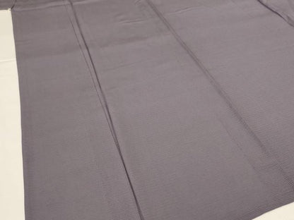 平和屋着物＊夏物 色無地 絽 源氏鼠色 正絹 逸品 AABH9512jd