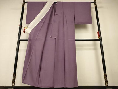 平和屋着物＊夏物 色無地 絽 浅紫色 正絹 逸品 AABH9516jd