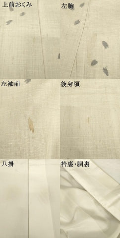 平和屋着物●結城紬　桜　大丸扱い　正絹　逸品　AABH9540ck