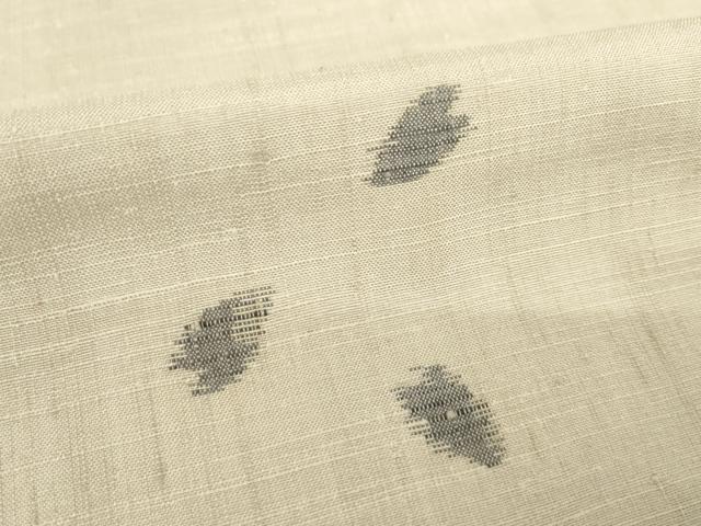 平和屋着物●結城紬　桜　大丸扱い　正絹　逸品　AABH9540ck