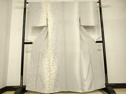 平和屋着物●訪問着　桜間道　暈し染め　金彩　銀座おゝぎ屋扱い　正絹　逸品　AABH9541ck