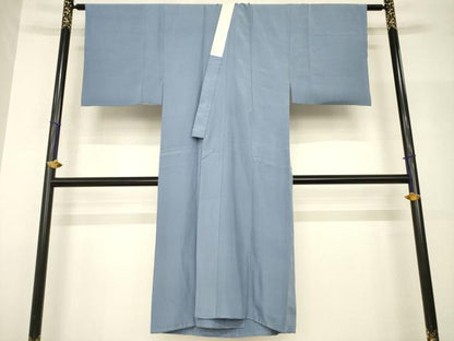 平和屋着物●男性　長襦袢　袷　手描き　風景文　正絹　逸品　AABH9542ck