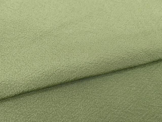平和屋着物●上質な色無地　岩茶色　正絹　逸品　AABH9547ck