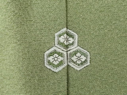 平和屋着物●上質な色無地　岩茶色　正絹　逸品　AABH9547ck