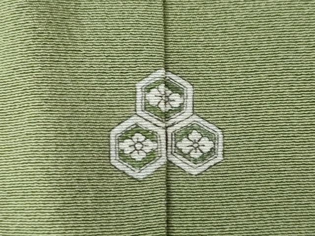 平和屋着物●上質な色無地　岩茶色　正絹　逸品　AABH9547ck