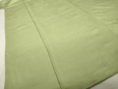 平和屋着物●上質な色無地　星座　柳茶色　正絹　逸品　AABH9553ck