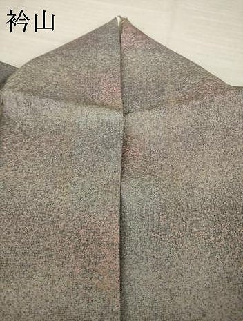 平和屋着物●上質な小紋　霞文　暈し染め　正絹　逸品　AABH9554ck