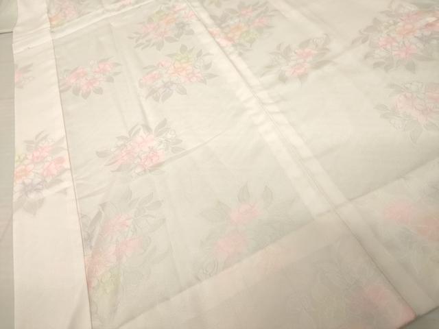 平和屋着物●長襦袢　無双仕立て　草花地紋　暈し染め　洗える着物　AABH9558ck
