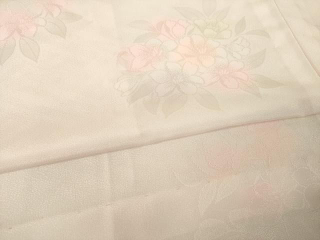 平和屋着物●長襦袢　無双仕立て　草花地紋　暈し染め　洗える着物　AABH9558ck