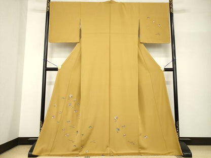 平和屋着物●訪問着　総刺繍　宝尽くし　上代28万　ロング丈　正絹　逸品　AABH9577ck
