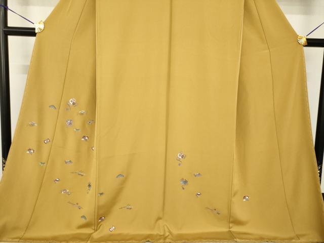 平和屋着物●訪問着　総刺繍　宝尽くし　上代28万　ロング丈　正絹　逸品　AABH9577ck