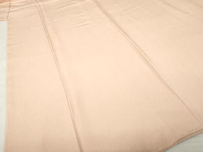 平和屋着物●上質な色無地　赤香色　正絹　逸品　未使用　AABH9593ck