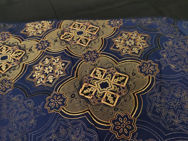 平和屋着物●創業460年・千總　黒留袖　駒刺繍　飾花文　金彩　高島屋扱い　正絹　逸品　AABH9596ck
