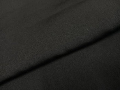 平和屋着物●男性　黒紋付・羽織セット　正絹　逸品　AABH9613ph