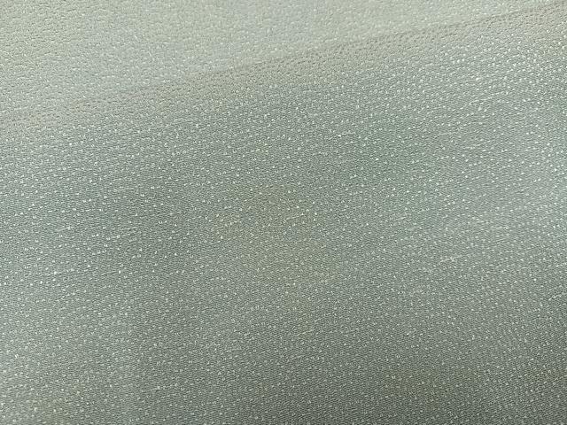 平和屋着物●上質な色無地　千草鼠色　正絹　逸品　AABH9616ph