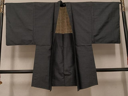 平和屋着物●男性　本場大島紬　アンサンブル　亀甲絣　正絹　逸品　AABH9628ph