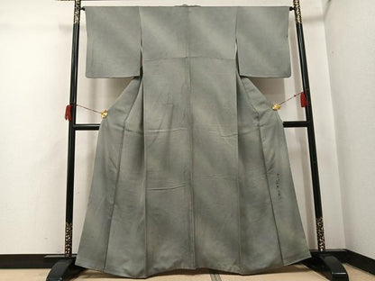 平和屋着物●墨流しの第一人者　薗部正典　小紋　墨流し文様　暈し染め　さが美扱い　正絹　逸品　AABH9632ph