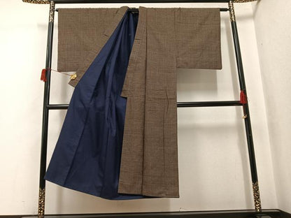 平和屋着物●男性　男柄の最高峰　西郷柄　西郷絣　本場大島紬　アンサンブル　正絹　逸品　AABH9635ph