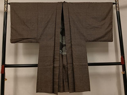 平和屋着物●男性　男柄の最高峰　西郷柄　西郷絣　本場大島紬　アンサンブル　正絹　逸品　AABH9635ph
