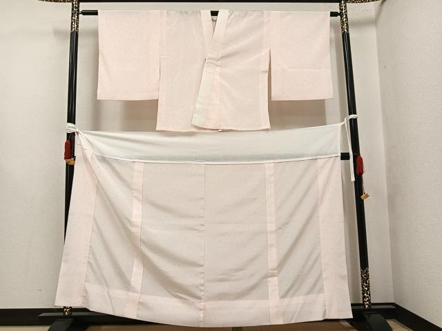平和屋着物●長襦袢　無双仕立て　二部式　桜　正絹　逸品　AABH9640ph