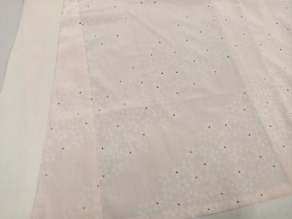 平和屋着物●長襦袢　無双仕立て　二部式　桜　正絹　逸品　AABH9640ph